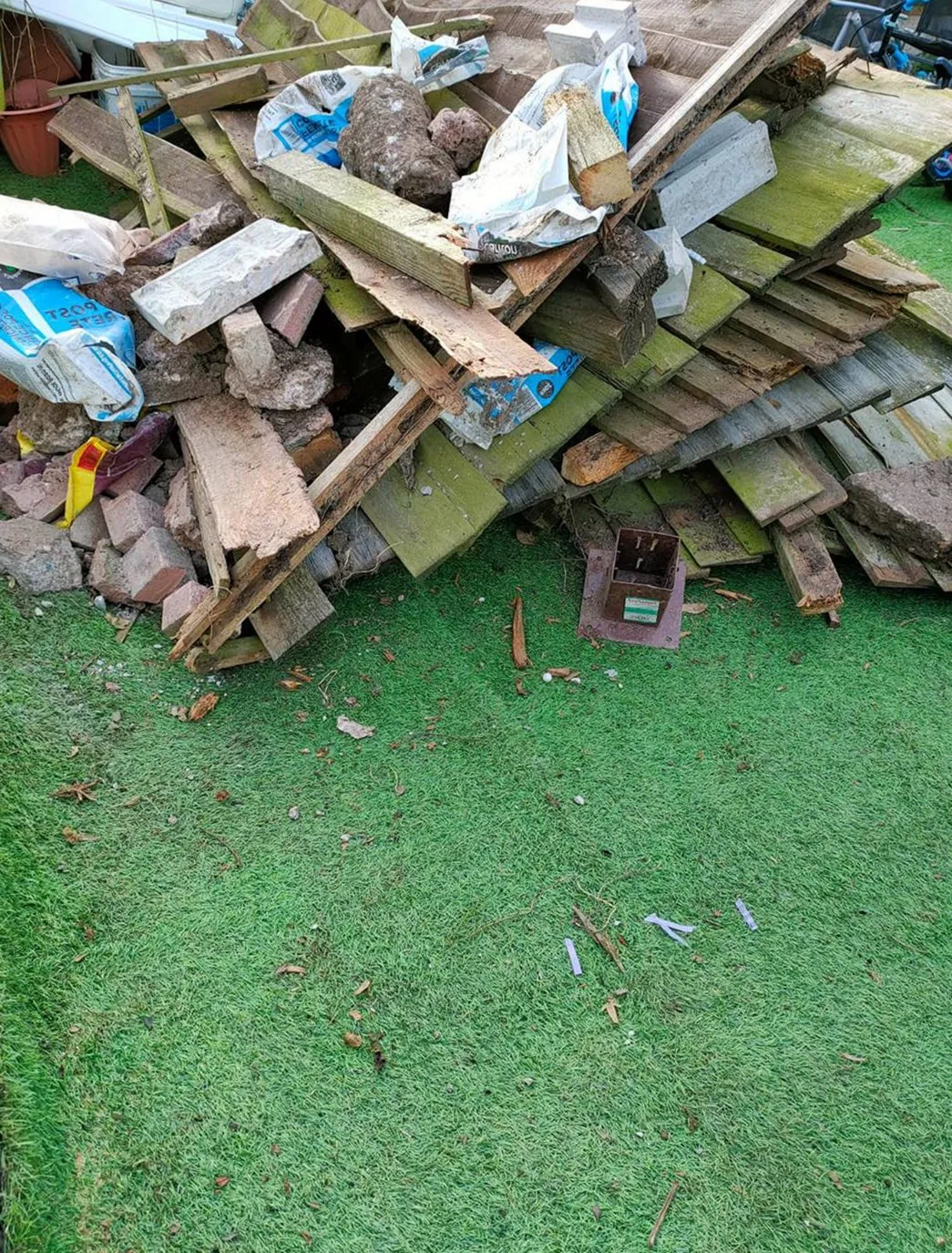 Full property junk haul-away job completed by Wooten Junk Removal